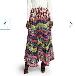 Current Season Alice + Olivia
Katz Embroidered-Waistband Pleated Maxi Skirt